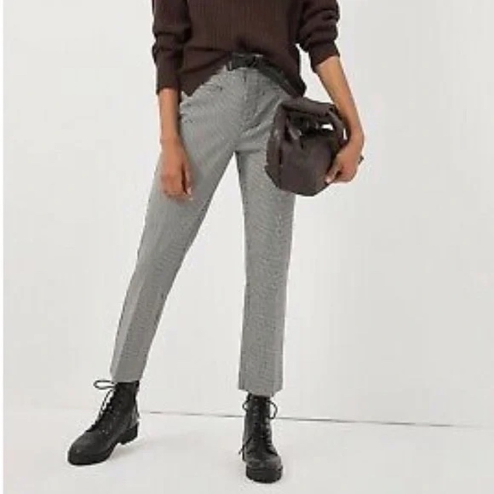 Anthropologie The Essential Collection Houndstooth Pants Sz 6